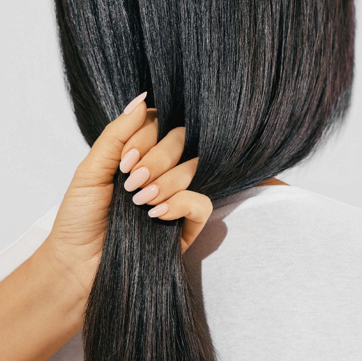 MONAT before and after hair comparison highlighting improved softness