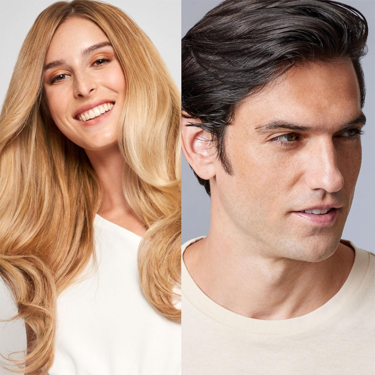 MONAT Black applied to wet hair showing detangling and ease