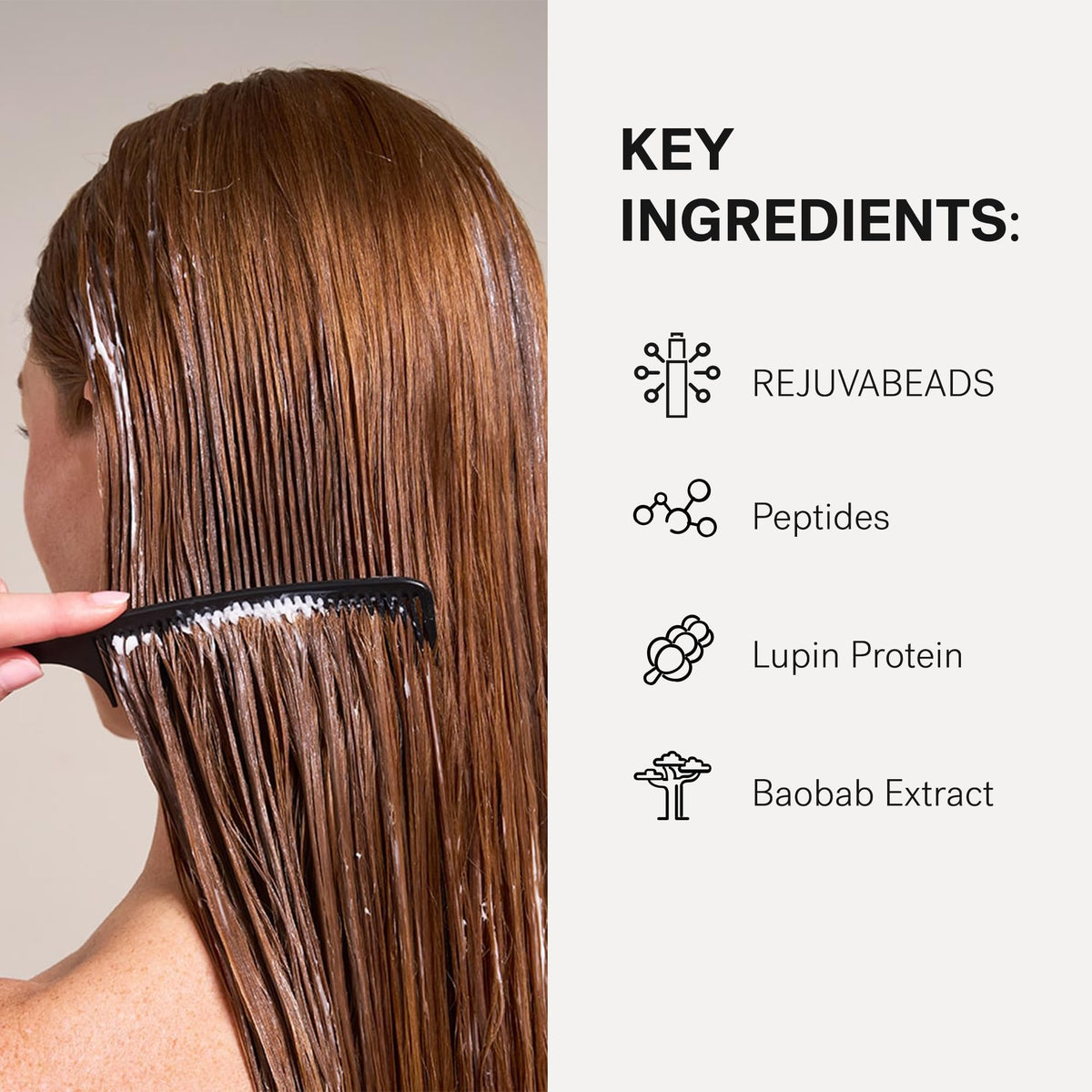 MONAT before and after ends comparison showing reduced split-end appearance