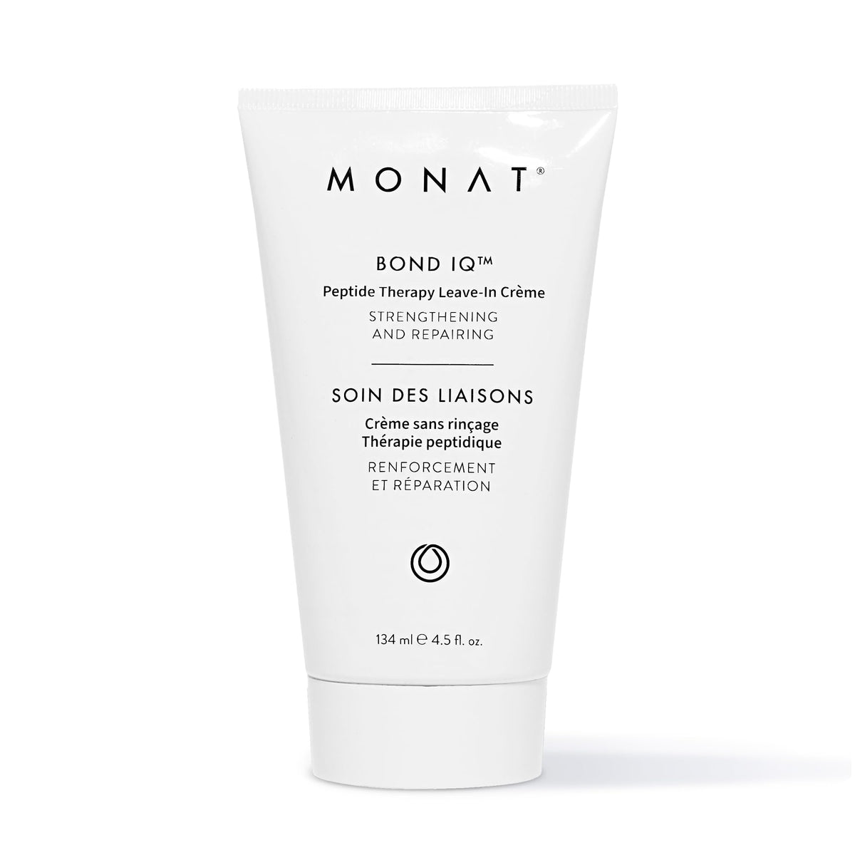 MONAT bottle front view showing product labeling and strength benefit