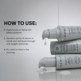 MONAT serum on bathroom vanity in lifestyle setting for nightly routine