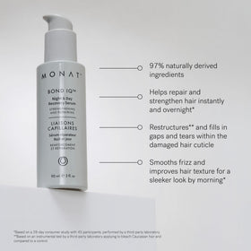MONAT serum texture close-up showing lightweight oil-cream for absorption