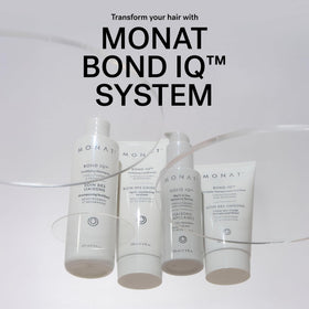 MONAT 90 ml bottle in hand showing true size and travel-friendly benefit