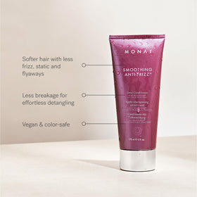MONAT conditioner cream texture close up showing smooth consistency for lightweight hydration