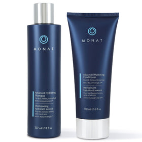 MONAT front packaging showing both bottles and brand for product clarity and trust