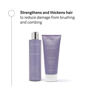 MONAT rosemary mint pea ingredients laid out for natural benefits