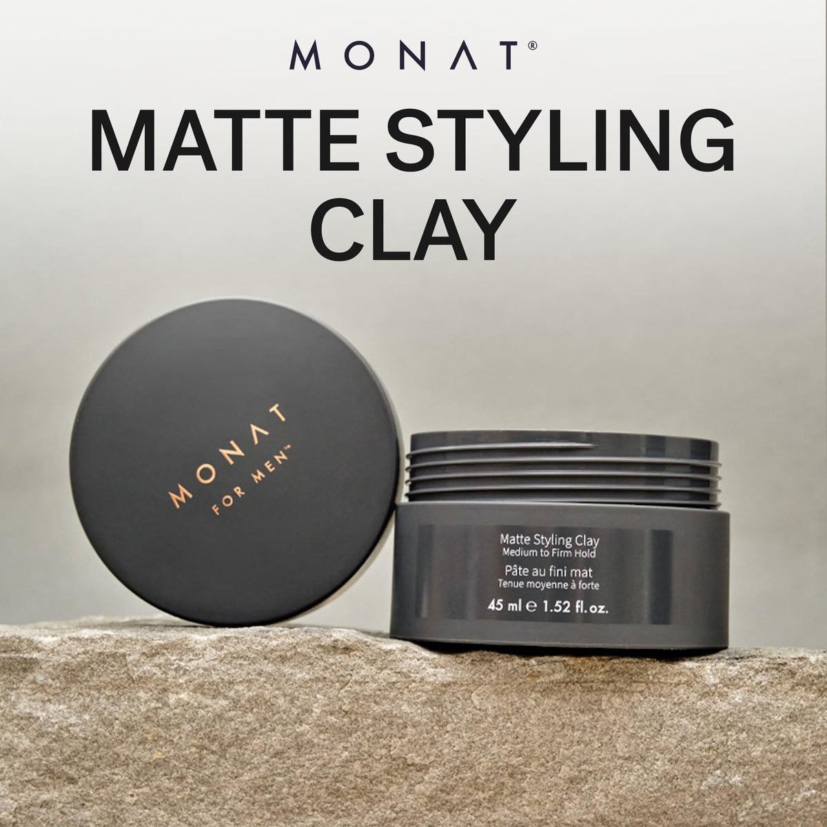 MONAT product being warmed in hands for easy application and control