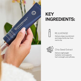 MONAT Rejuvabeads staged in bathroom during styling, shows easy daily use