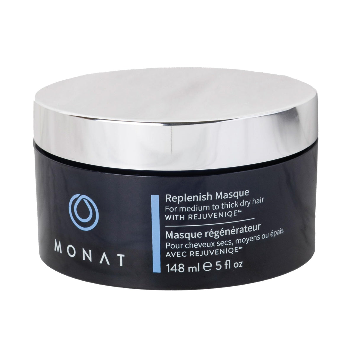 MONAT jar front view showing label and premium packaging benefit clarity