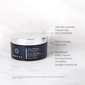 MONAT close-up of masque texture showing rich creaminess for deep hydration