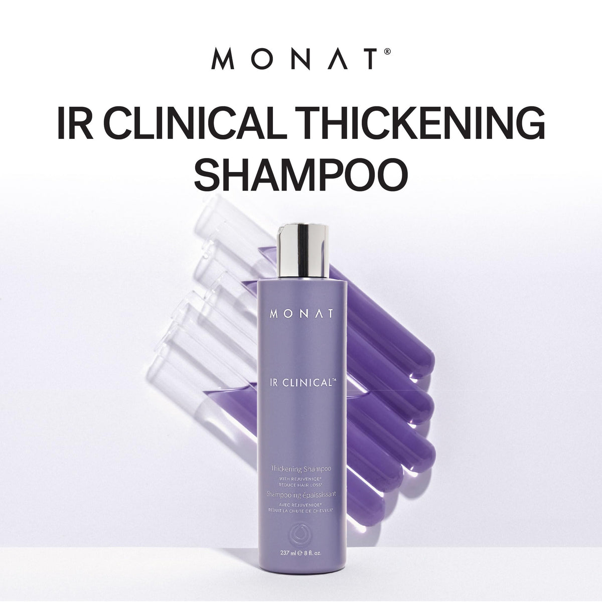 MONAT rich lather texture showing effective gentle cleansing