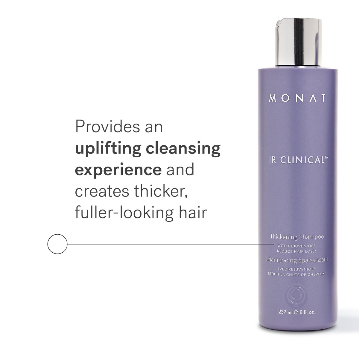MONAT label close-up highlighting product name and ingredient callouts