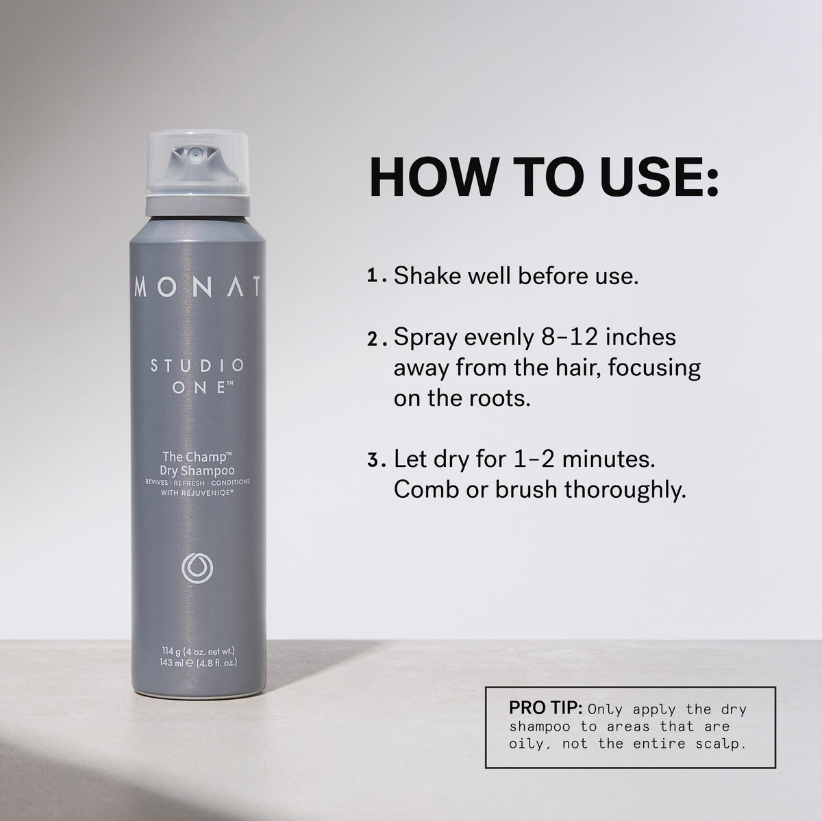 MONAT lifestyle image of refreshed hair after quick touch-up