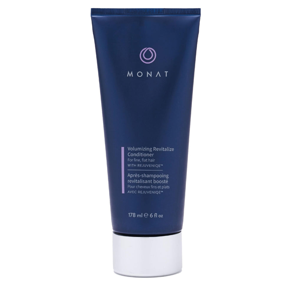 MONAT front bottle shot showing sleek packaging and brand benefit of lightweight volume