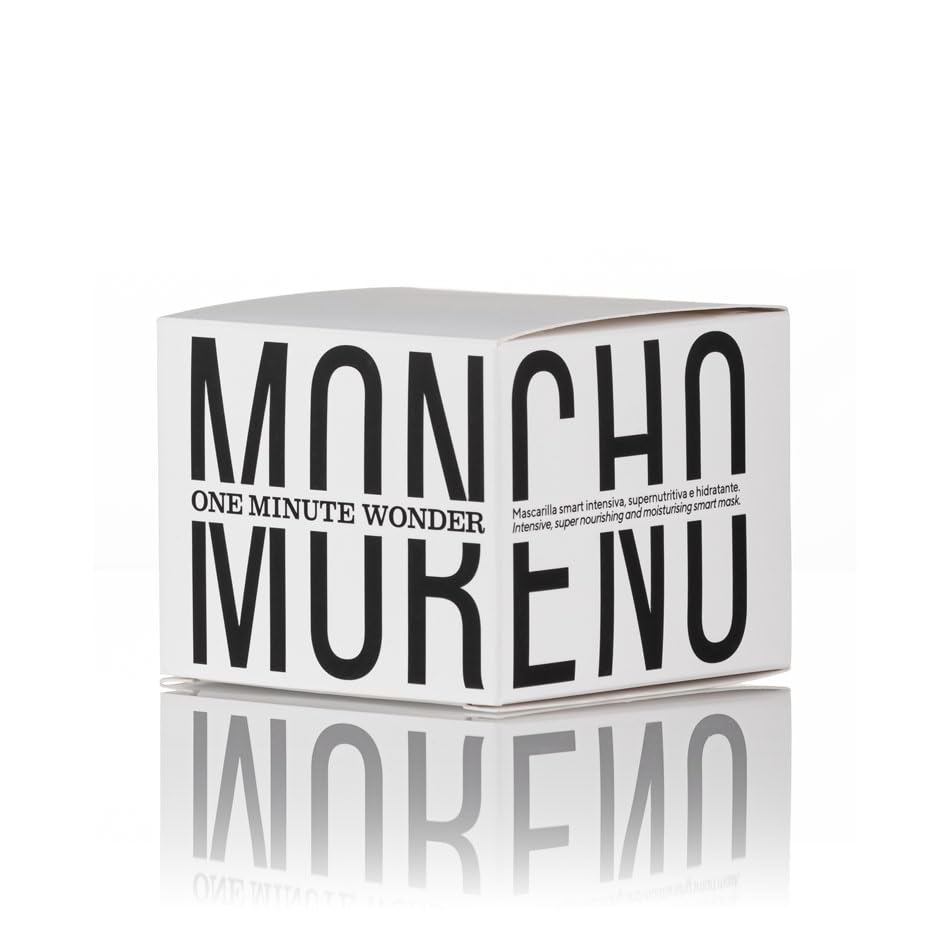 MONCHO MORENO creamy mask texture close-up demonstrating rich hydration