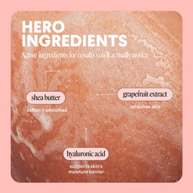 MONDAY HAIRCARE creamy lather texture on hand illustrating gentle hydration
