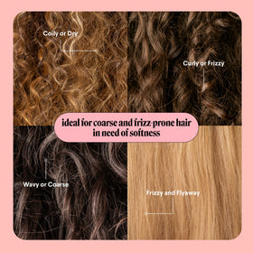 MONDAY HAIRCARE avocado and coconut ingredients highlighting natural nourishment
