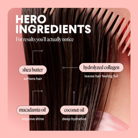MONDAY Haircare macadamia oil close-up ingredient for shiny smoothness