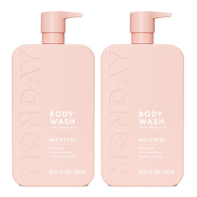 MONDAY HAIRCARE front bottles showing dual 900 mL pack benefit