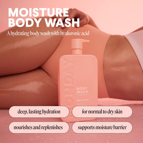 MONDAY HAIRCARE pump close-up for easy dispensing and control