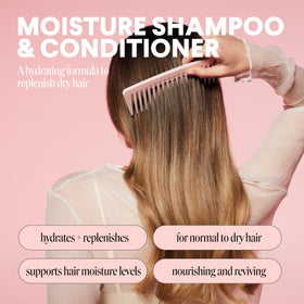 MONDAY HAIRCARE pump dispensers dispensing product for easy shower use benefit