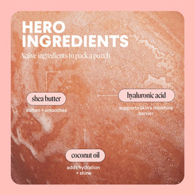 MONDAY HAIRCARE creamy wash texture highlighting hydration feel
