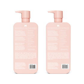 MONDAY HAIRCARE recyclable bottle label detail highlighting eco benefit