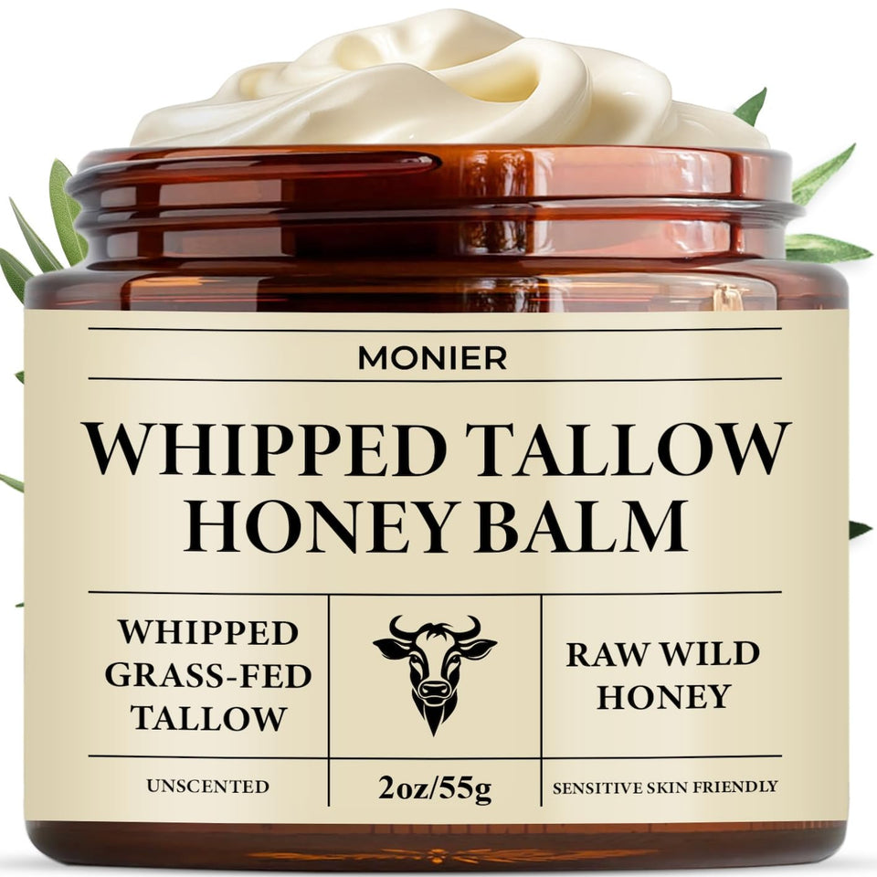 MONIER front packaging showing jar and label, highlights natural moisturizer benefit