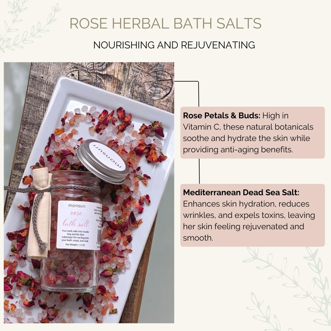 Monsuri spa kit on bathside staged for immediate use and simple self-care ritual