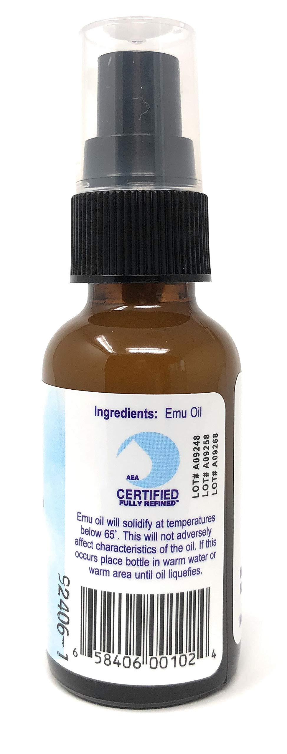 Montana Emu Ranch dropper applying oil to hand for precise targeted use