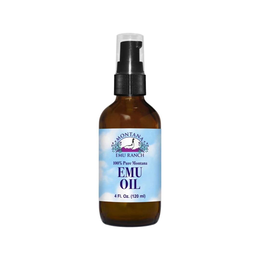 Montana Emu Ranch front bottle view showing clean labeling and premium quality