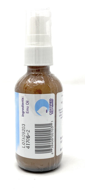 Montana Emu Ranch label closeup highlighting AEA Grade A certification