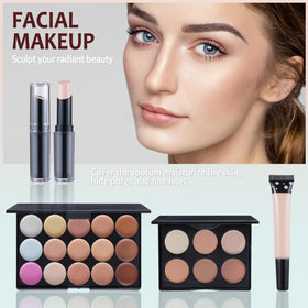 Moobirlet makeup brushes laid out, offering precise application and soft bristles