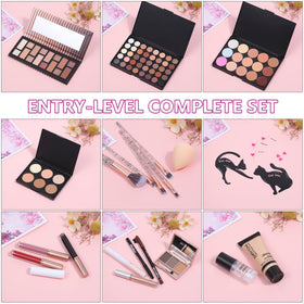Moobirlet being used by a model illustrating quick on-the-go makeup results