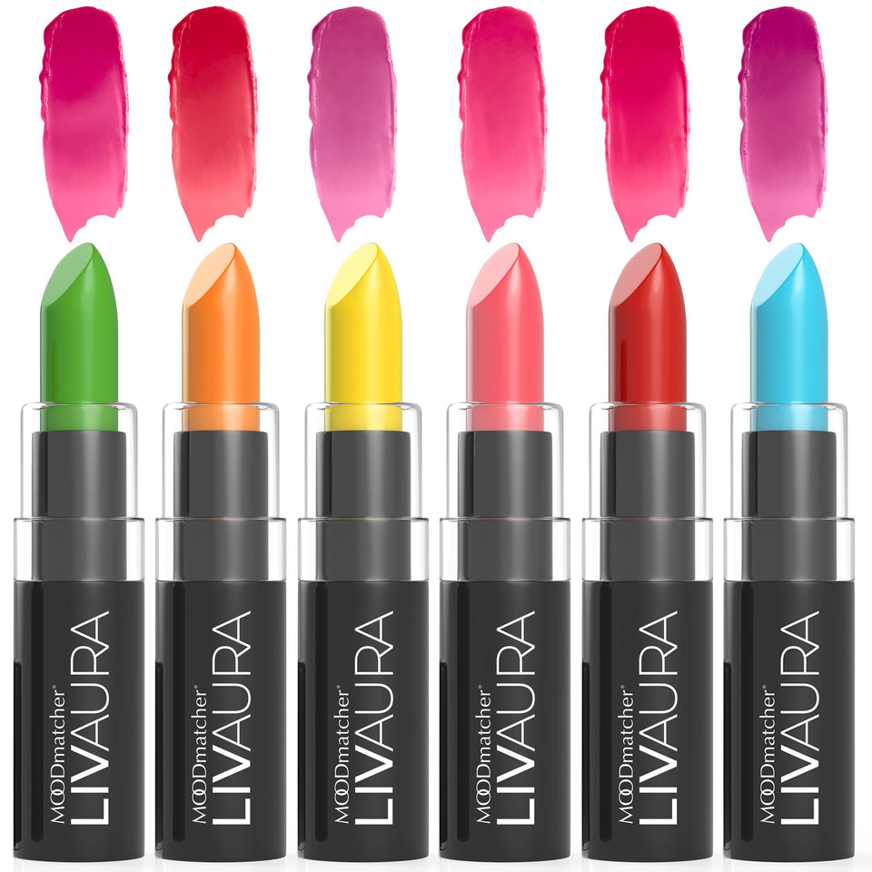 MOODmatcher front packaging showing six tubes and clear branding for gift-ready appeal