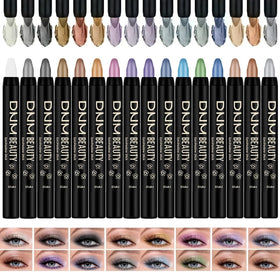 MooGlamor front packaging showing full colorful eyeshadow stick set and neat layout for gift-ready appeal