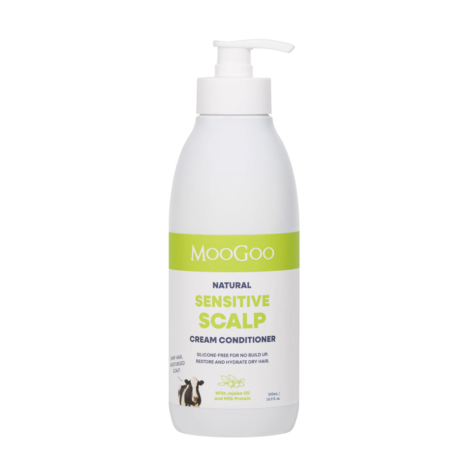 MooGoo front bottle shot showing label and soothing formula benefit