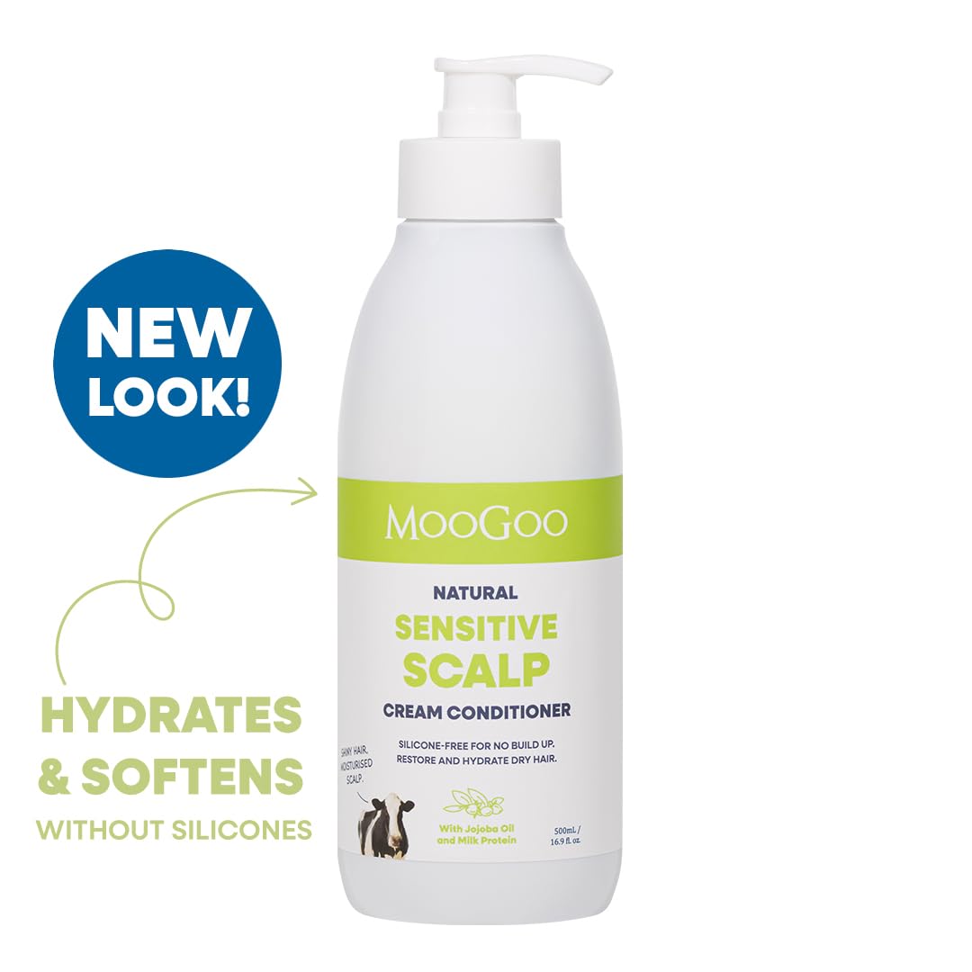 MooGoo bottle with open cap highlighting easy dispensing and gentle use