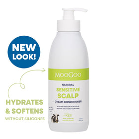 MooGoo bottle with open cap highlighting easy dispensing and gentle use