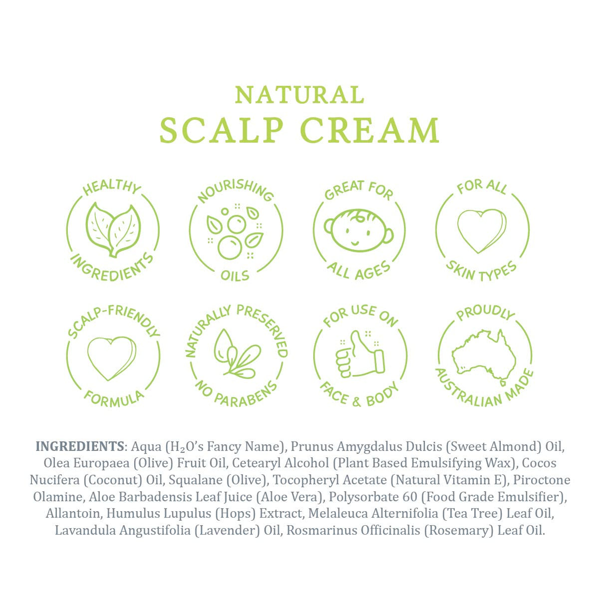 Parent applying MooGoo to infant scalp in nursery, calming and moisturizing benefit