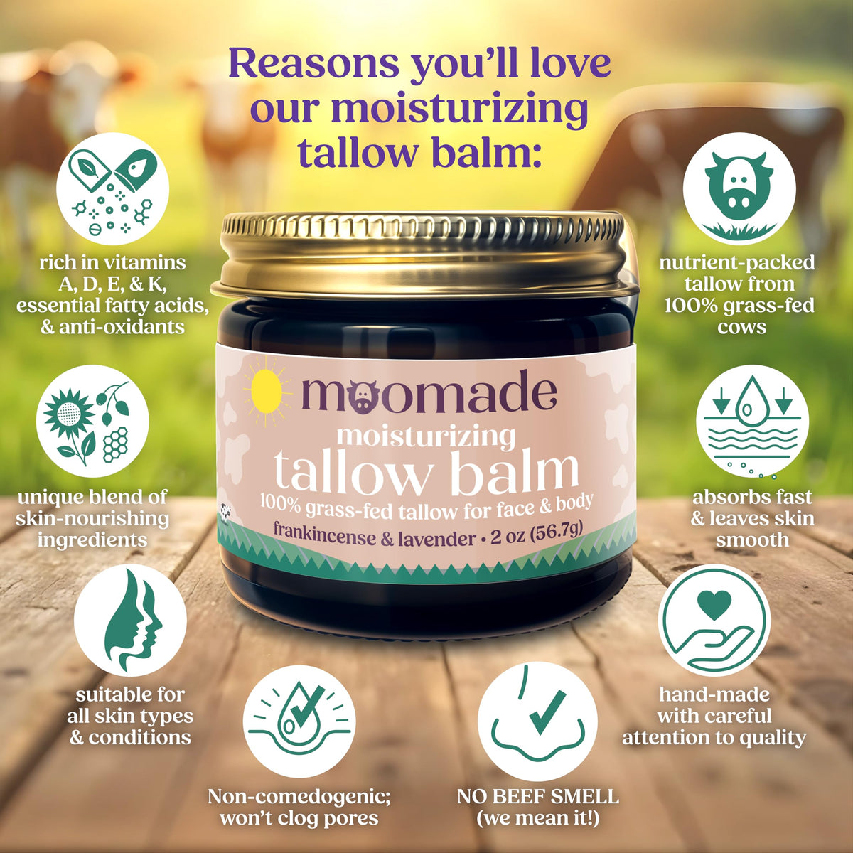 moomade product with rosehip and sunflower oils highlighting natural ingredients