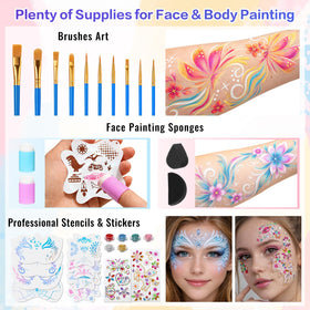 MOOMARTO stencils and gem stickers displayed for quick decorative applications