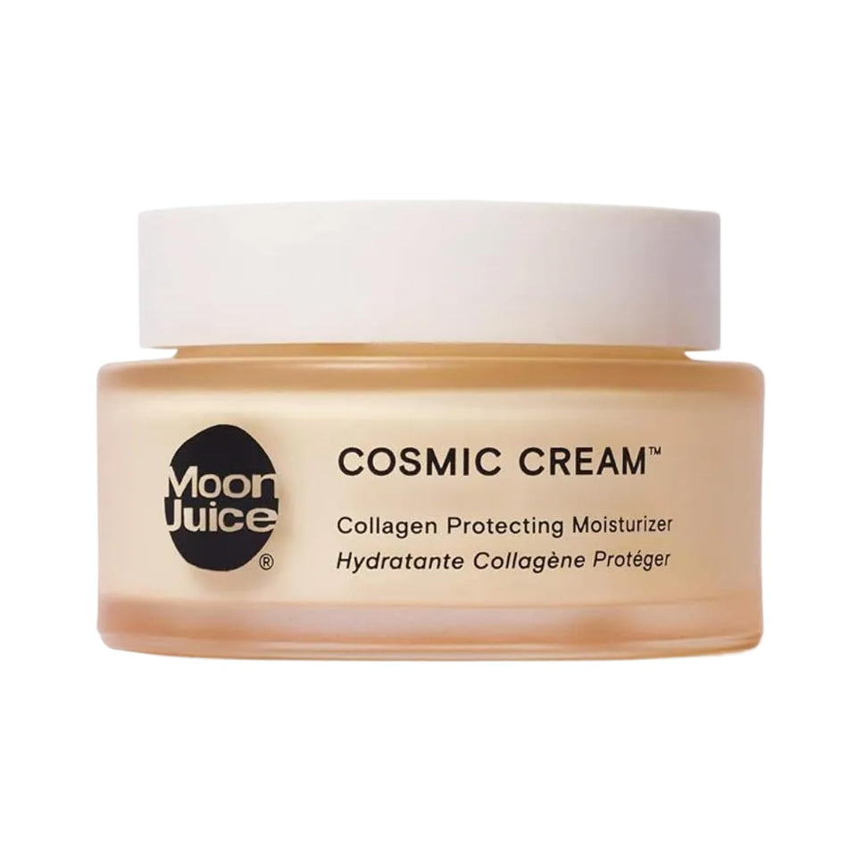 Moon Juice Cosmic Cream jar front view showing clean branding and product benefit