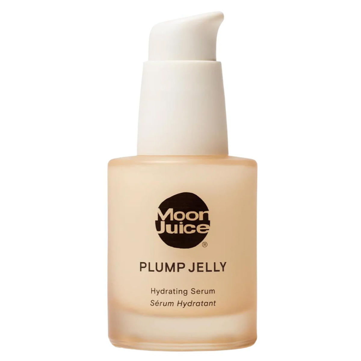 Moon Juice front packaging showing clean label and 1 fl oz size, highlights hydration
