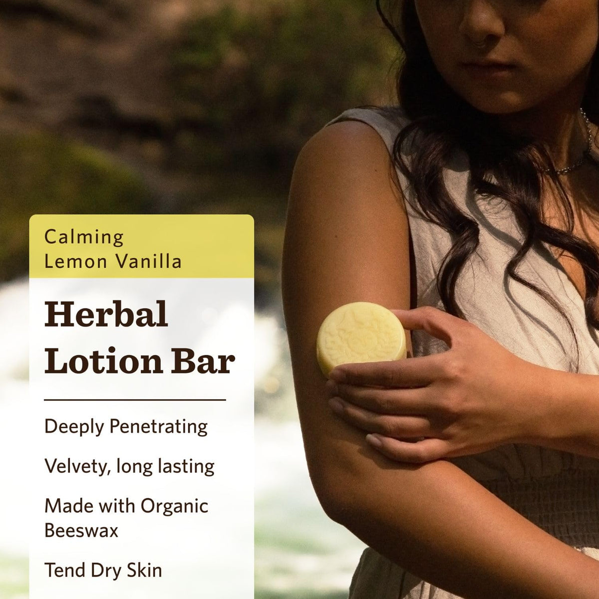 Moon Valley Organics close-up texture of beeswax balm highlighting smooth glide