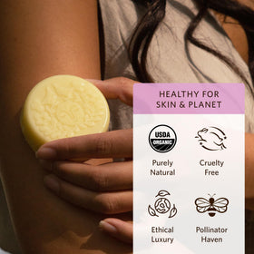 Moon Valley Organics ingredient label showing calendula, comfrey, beeswax