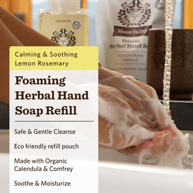 Moon Valley Organics close-up ingredients label highlighting vegan natural formula