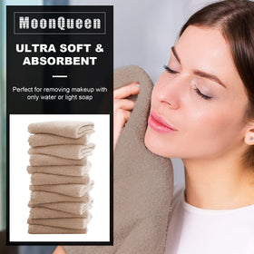 MOONQUEEN close-up microfiber texture highlighting softness and cleaning power