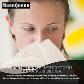 MOONQUEEN cloth hanging to dry illustrating fast-drying, odor-resistant fibers