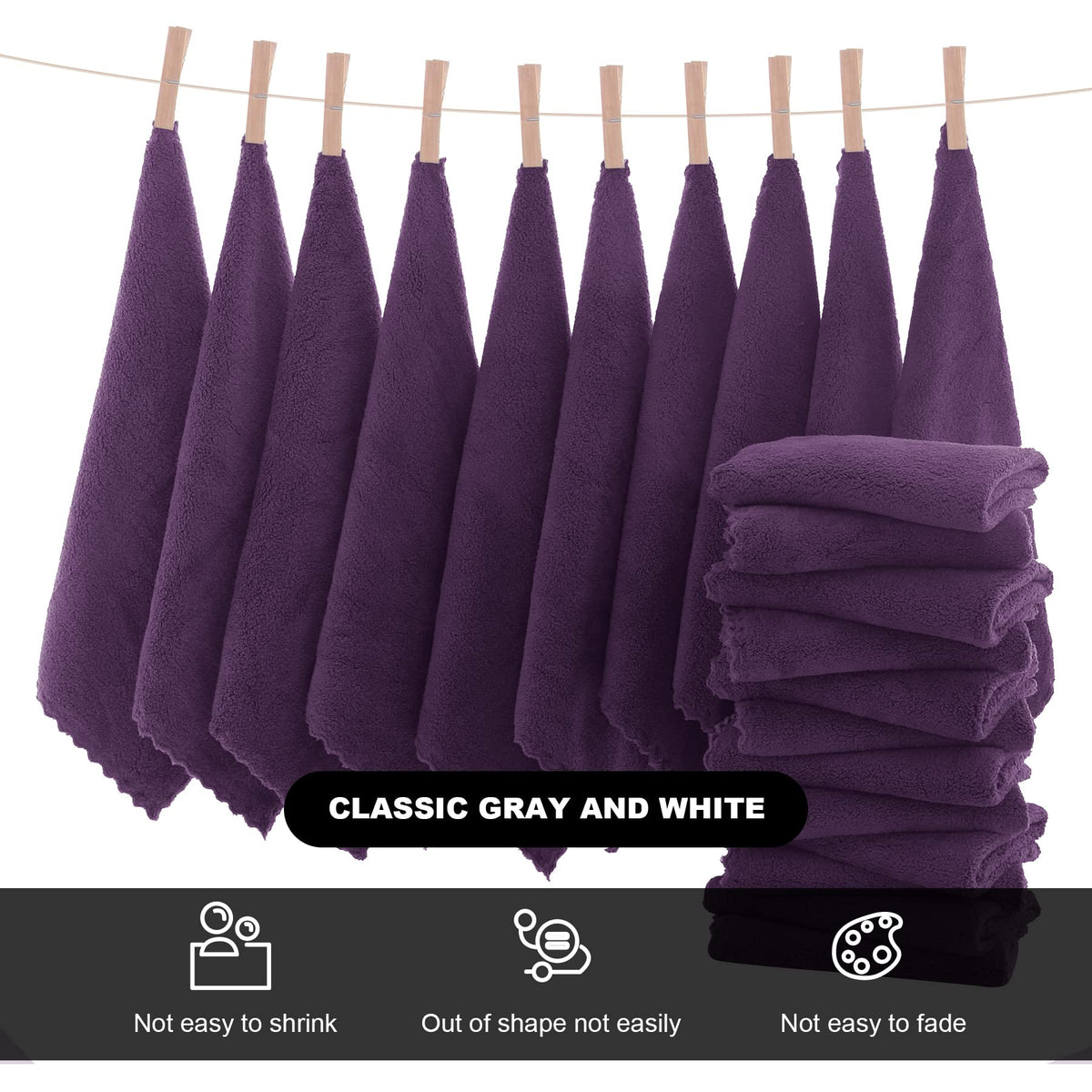 MOONQUEEN cloth in hand demonstrating size and easy handling benefit